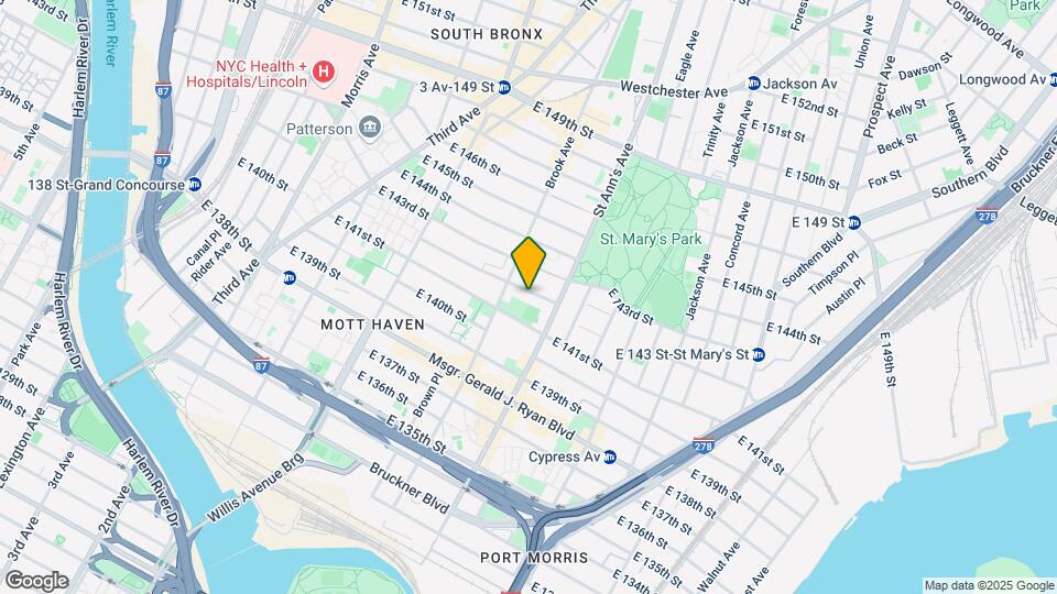 528 E 142nd St Mapa y Detalles de la Ubicación