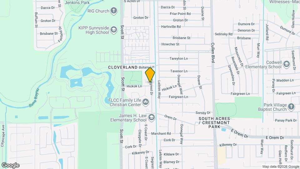 3923 Hickok Ln Map and Location Details