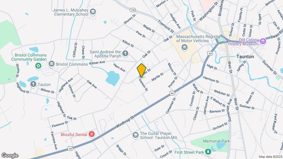 6 Vernon St Mapa y Detalles de la Ubicación