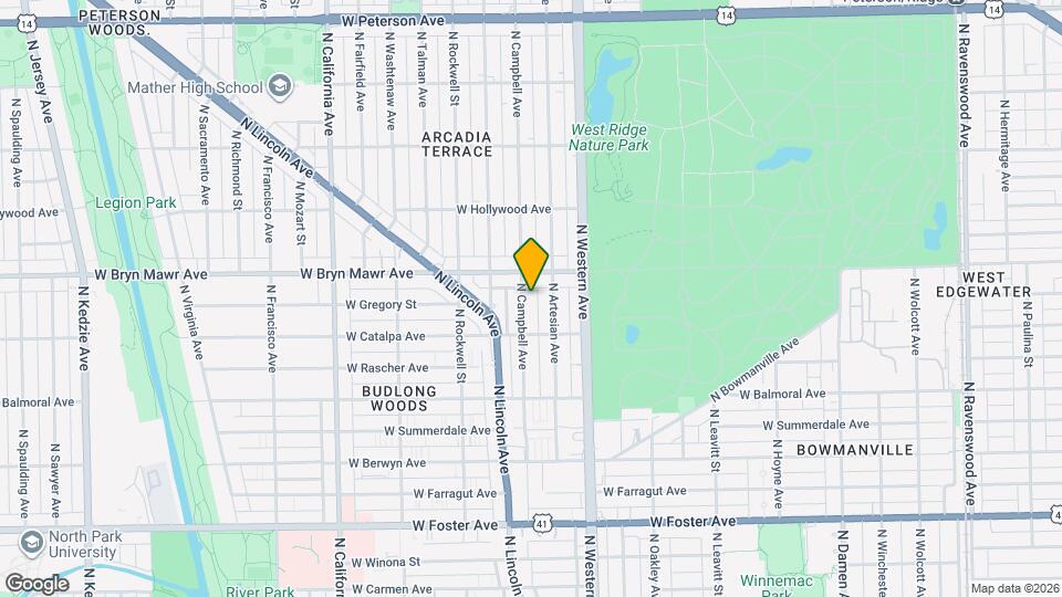 5535 N Campbell Ave, Unit 2 Mapa y Detalles de la Ubicación