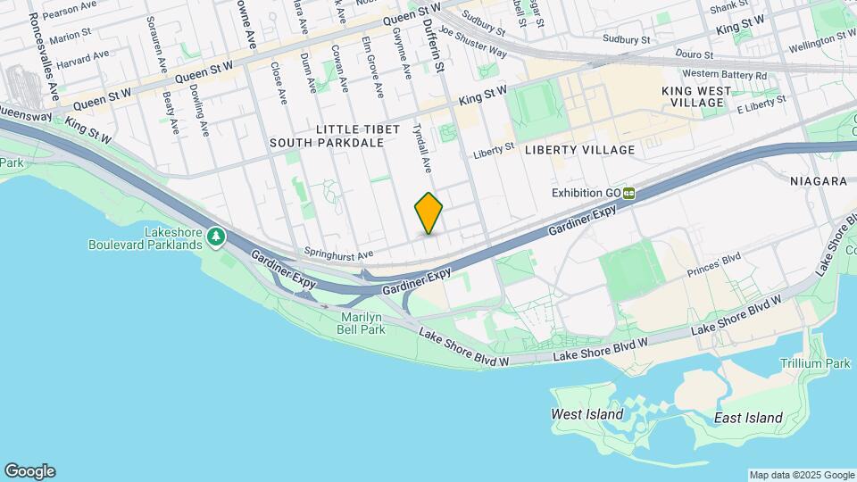 43 Springhurst Ave Map and Location Details