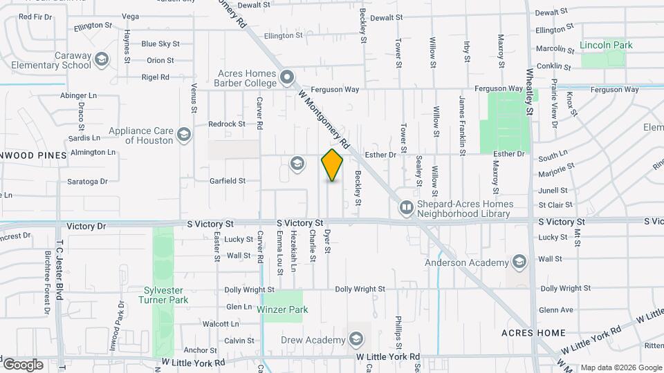 7902 Dyer St Map and Location Details