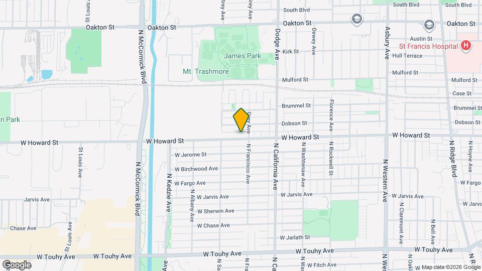 2111 Howard St Map and Location Details