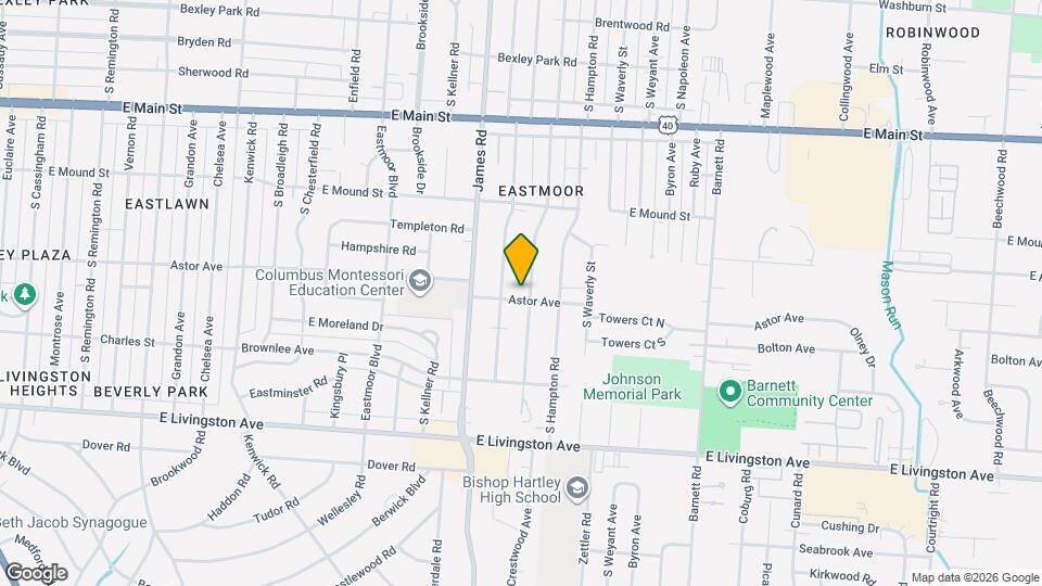 3144 Astor Ave Map and Location Details