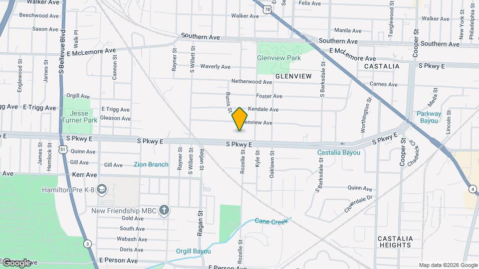 1676 S Pkwy E Map and Location Details