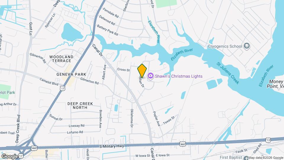 1061 St Julian Dr Map and Location Details