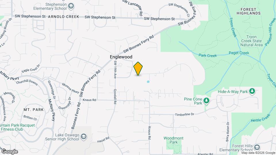 1430 SW Englewood Dr Mapa y Detalles de la Ubicación