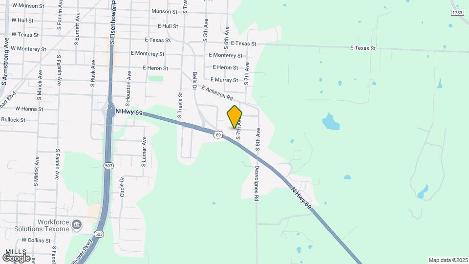 1507 S 7th Ave Map and Location Details