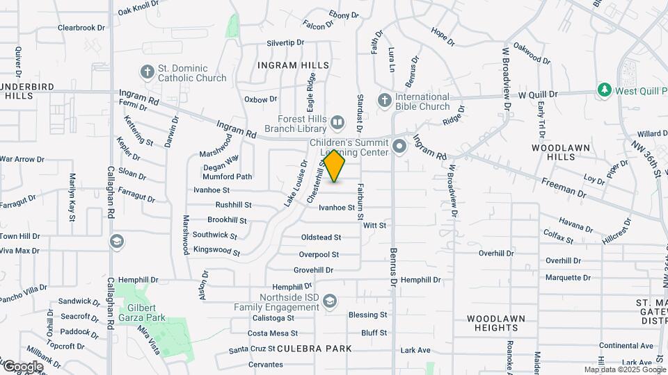 5127 Alderton St Map and Location Details