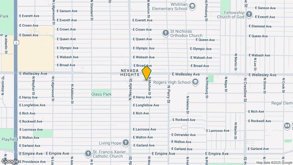 1124 E Hoffman Ave Map and Location Details