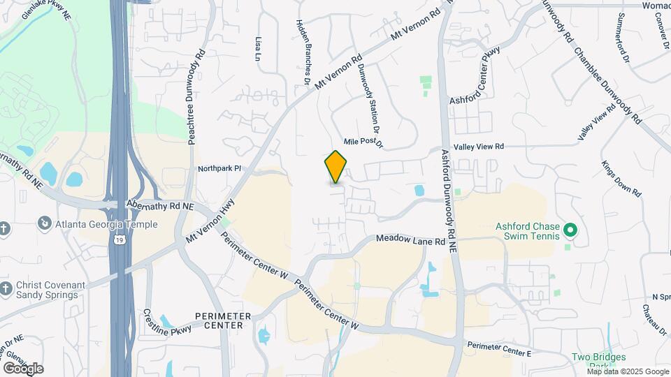 100 Dunwoody Gables Dr, Unit 647 Map and Location Details