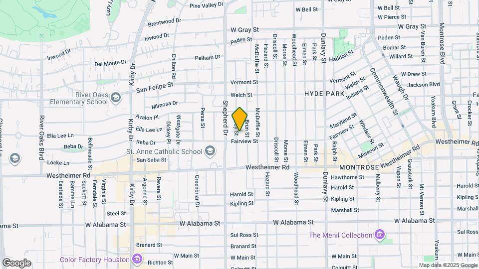 2307 Huldy St Map and Location Details