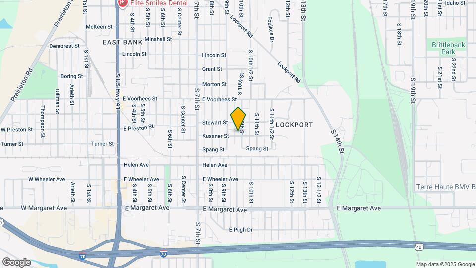 916 Kussner St Map and Location Details