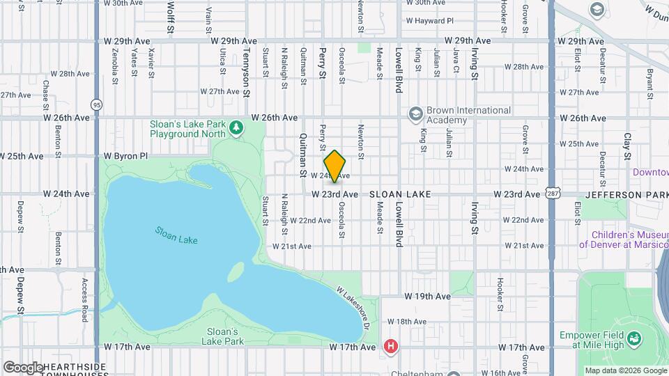 3915 W 23rd Ave, Unit 3915 W 23 rd Avenue Map and Location Details