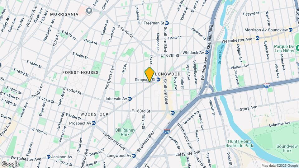 995 Westchester Ave Map and Location Details