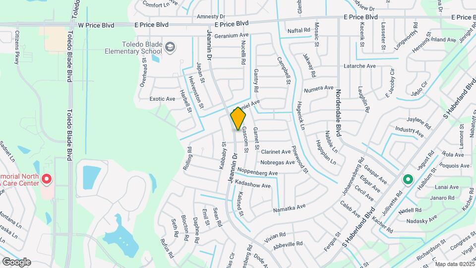 2230 Jeannin Dr Mapa y Detalles de la Ubicación