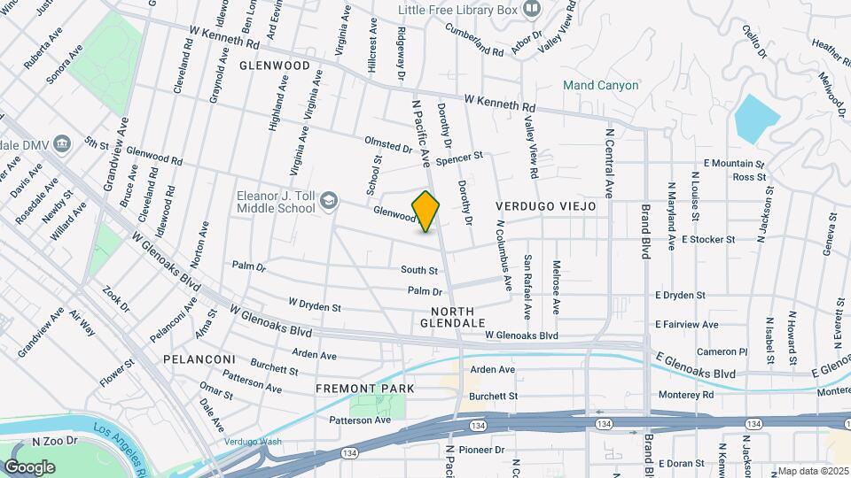 517 W Stocker St Map and Location Details