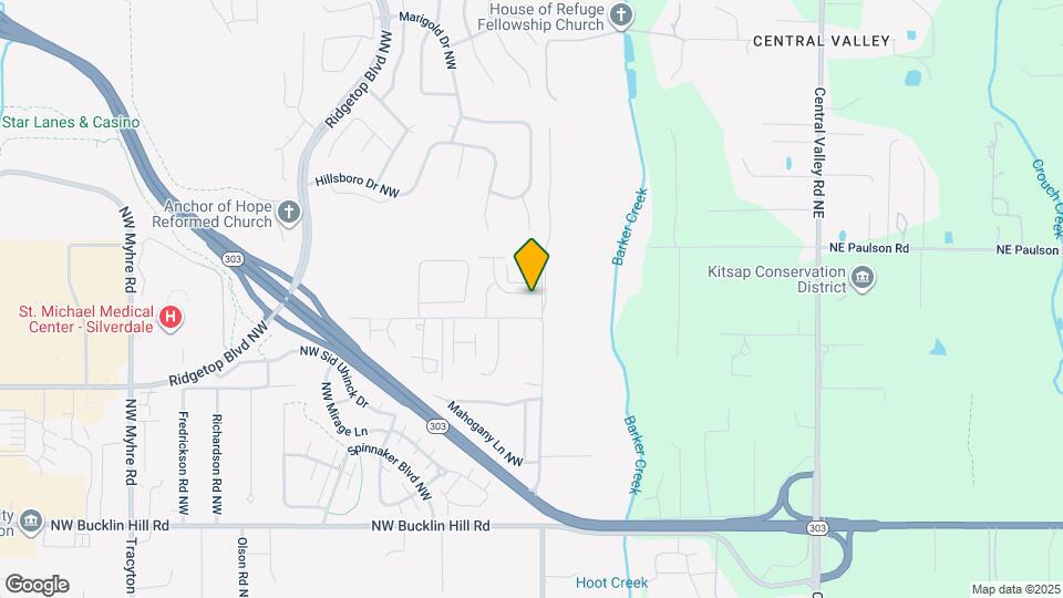 825 NW Highgarden Dr Map and Location Details