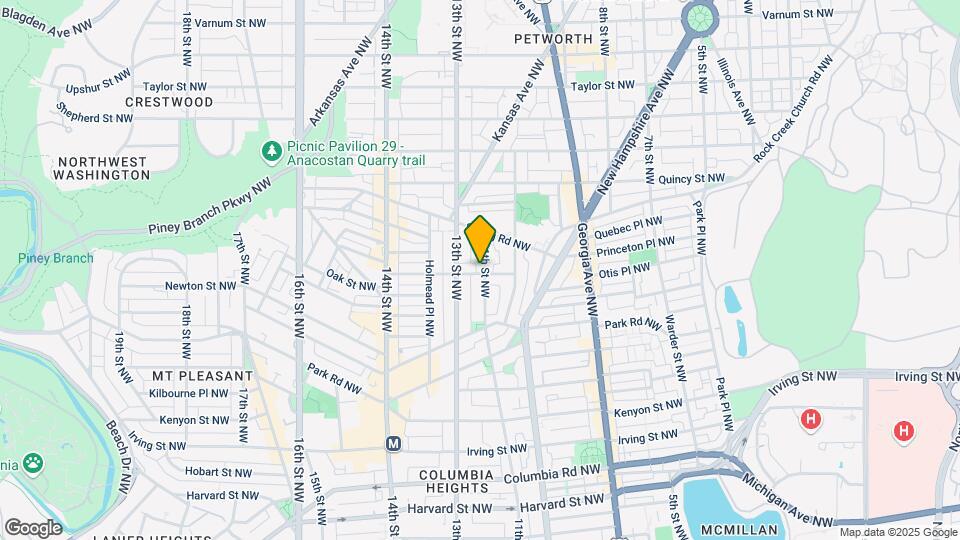 3602 11th St NW Map and Location Details