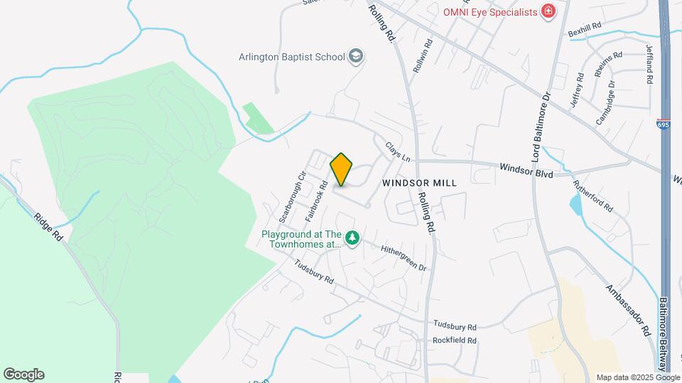 2710 Claybrooke Dr Map and Location Details