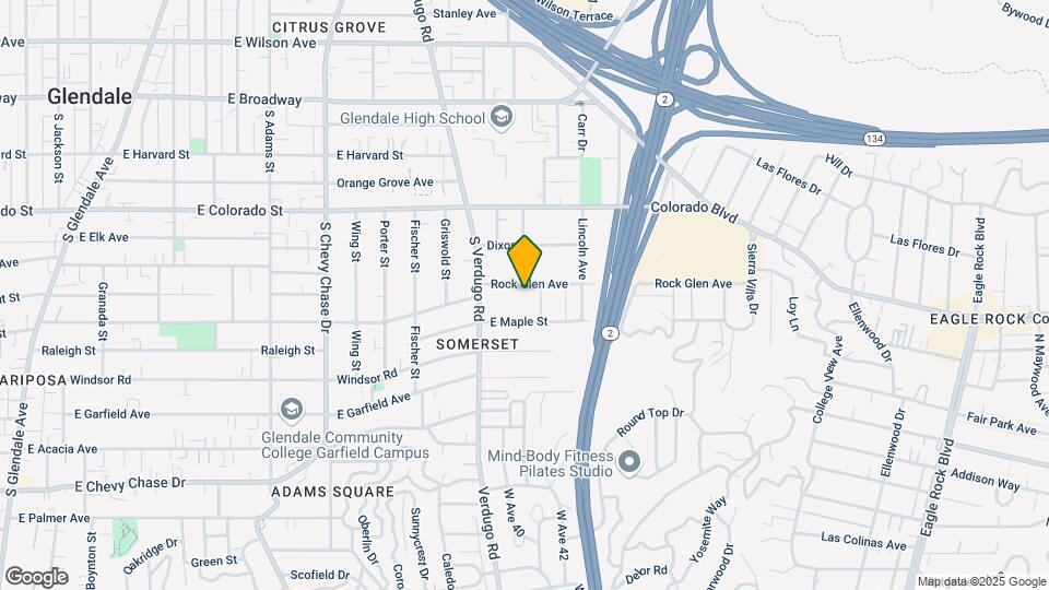1440 Rock Glen Ave Map and Location Details