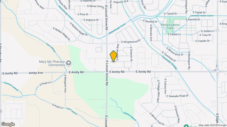 1691 E Daulby St Map and Location Details