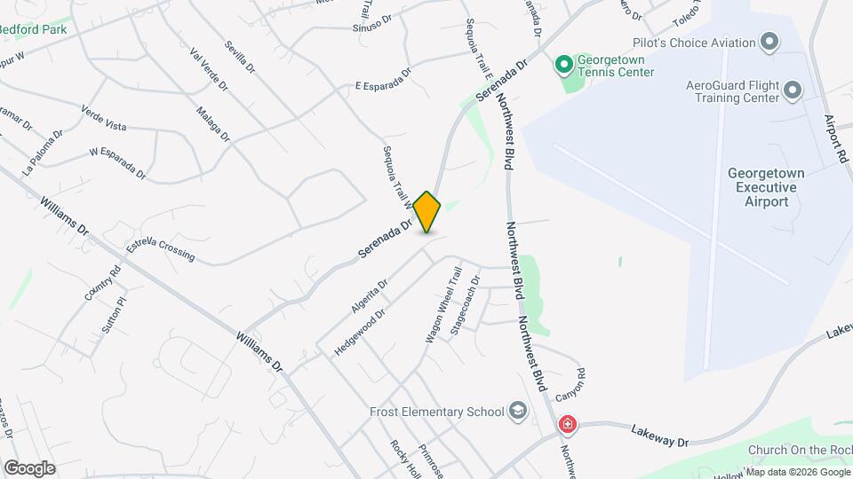 707 Algerita Dr Map and Location Details