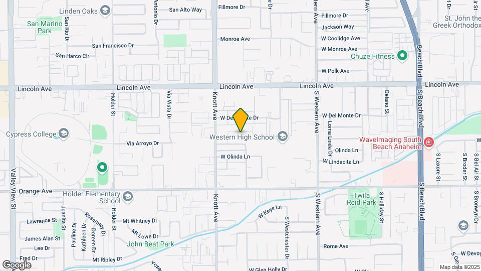3412 W Canoga Pl Mapa y Detalles de la Ubicación