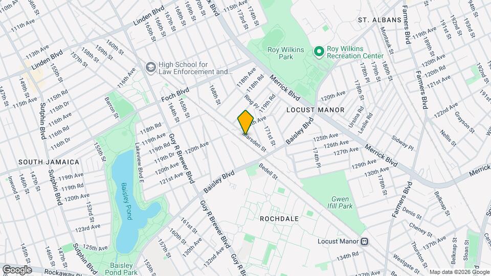 120-22 Marsden St Mapa y Detalles de la Ubicación