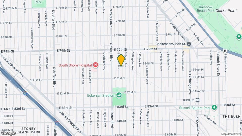 8017 S Phillips Ave Map and Location Details