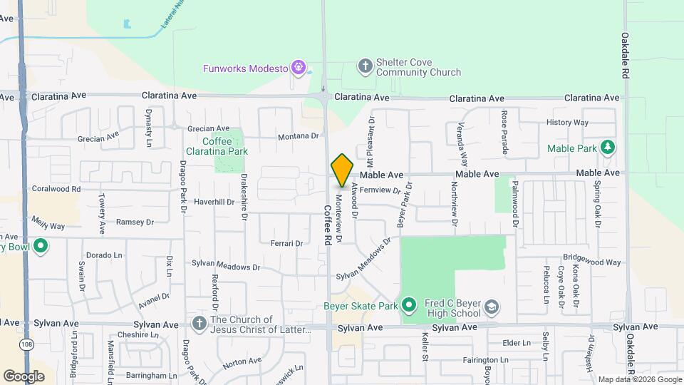 1308 Fernview Dr Map and Location Details