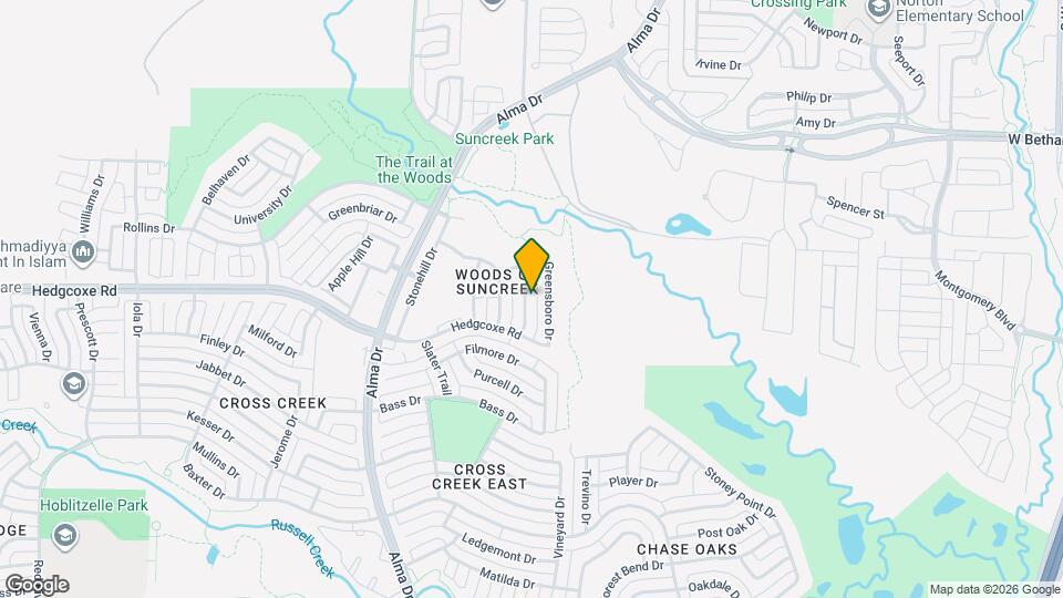 8100 Davidson Dr Map and Location Details
