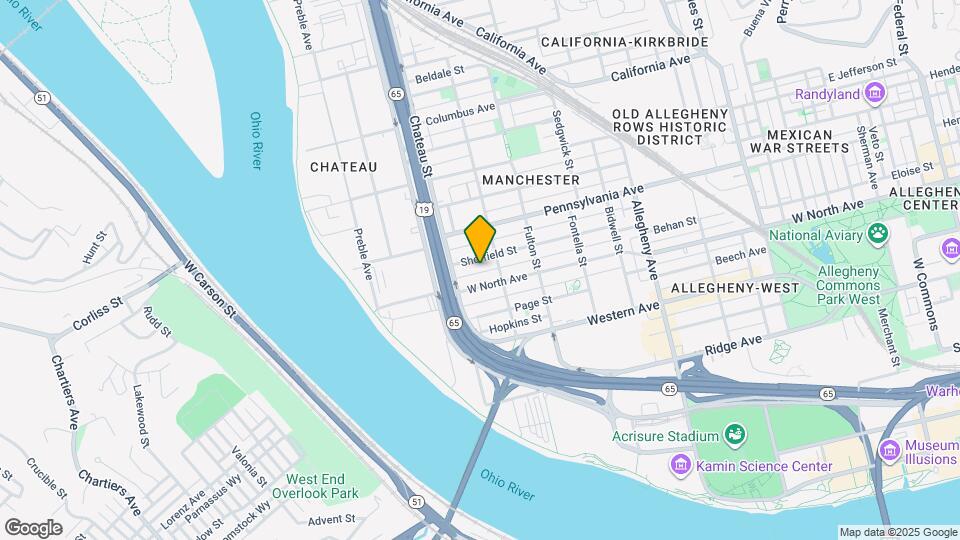 1422 Hamlin St Map and Location Details