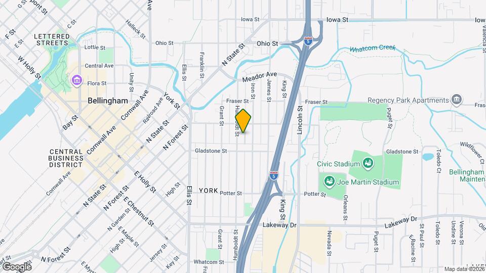 1520 Humboldt St Map and Location Details