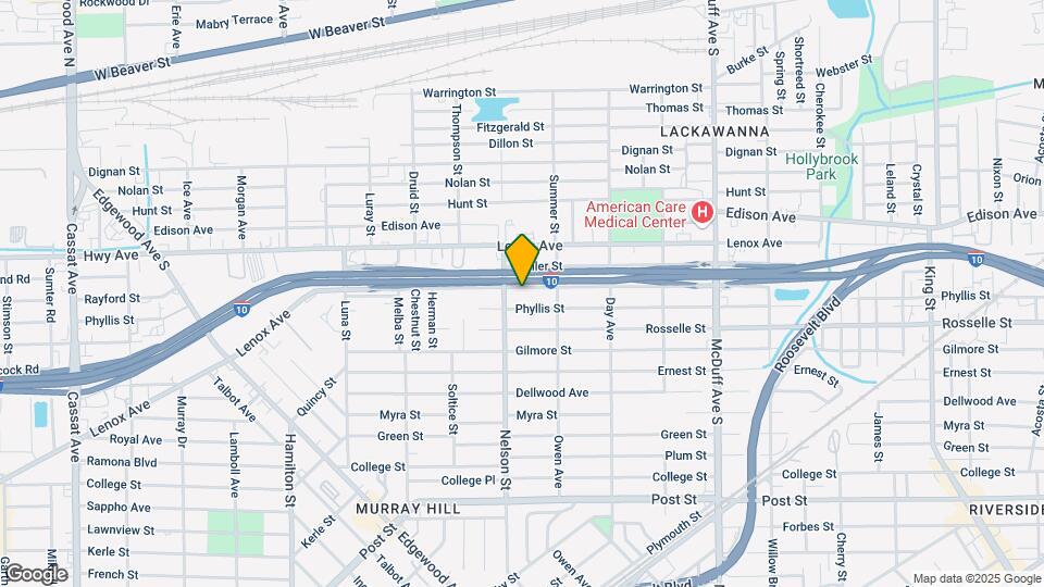 3344 Rayford St-Unit -1 Map and Location Details