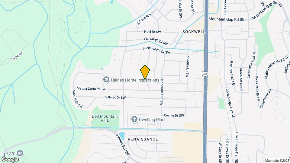 10411 Parliament Dr SW Map and Location Details