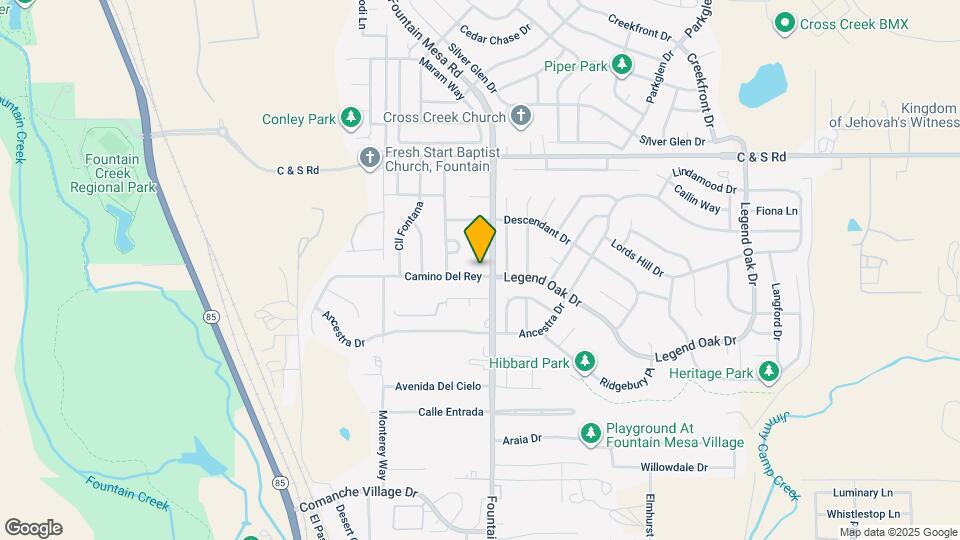 587 Camino Del Rey Map and Location Details