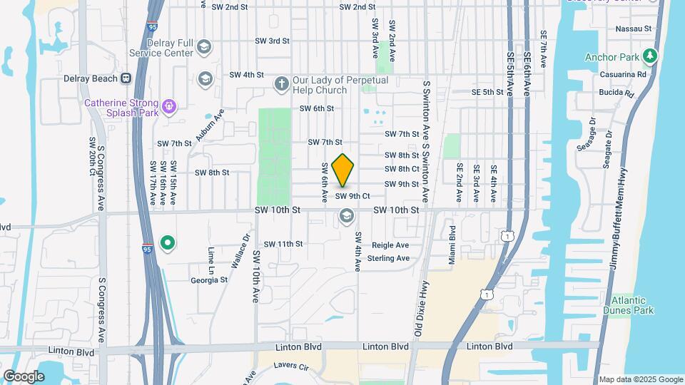 421 SW 9th Ct Map and Location Details
