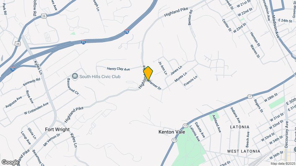 2233 Hanser Dr Mapa y Detalles de la Ubicación