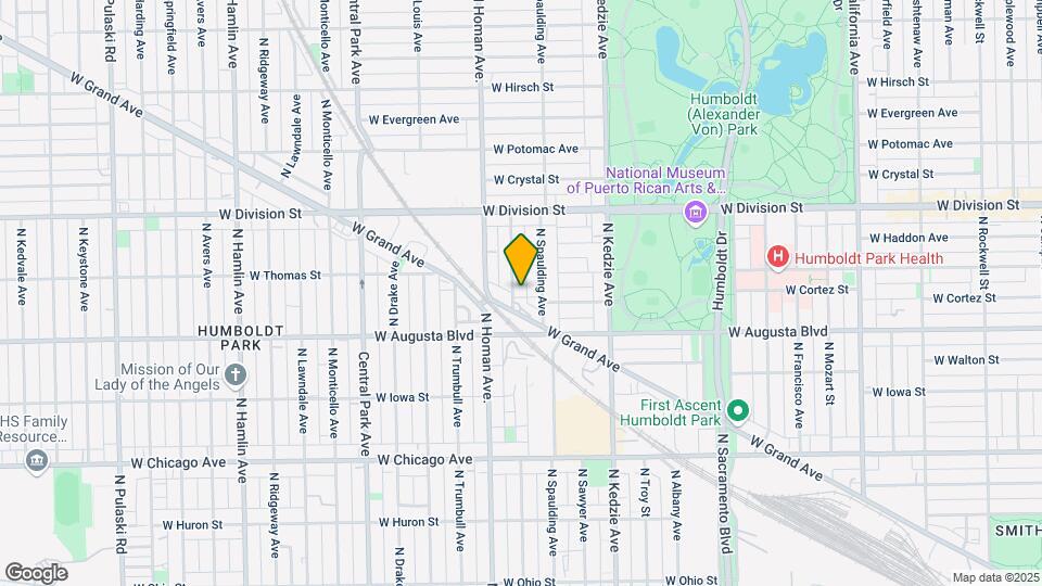 1043 N Christiana Ave Map and Location Details
