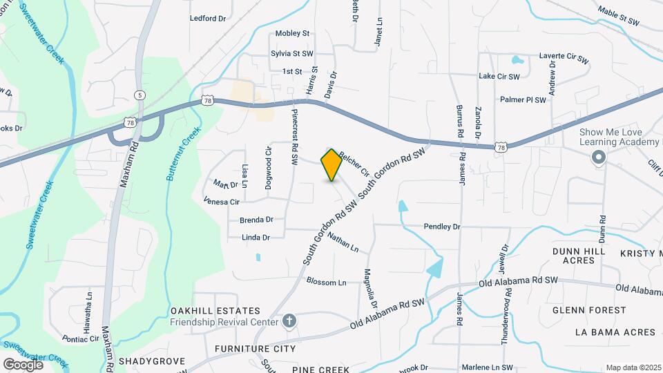 5718 Gordon Park Ct Map and Location Details
