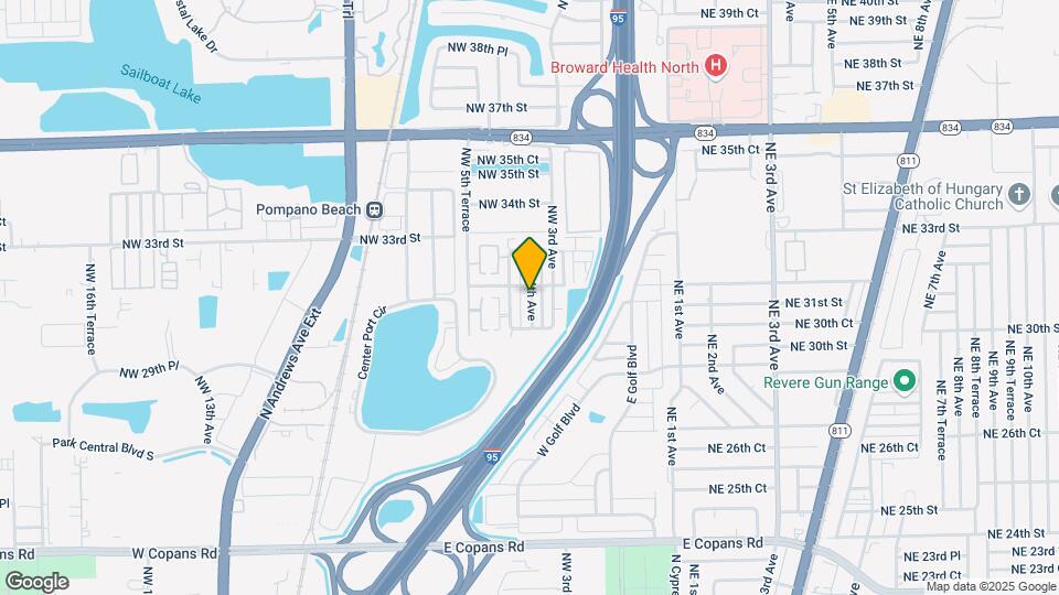3103 NW 3rd Ave Map and Location Details