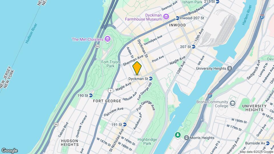 110 Nagle Ave Mapa y Detalles de la Ubicación