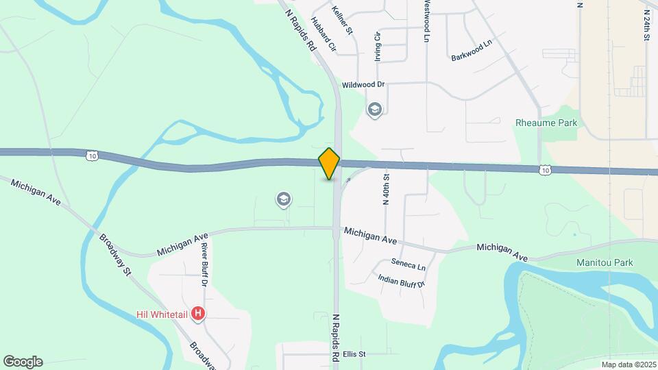 1032 N Rapids Rd Map and Location Details