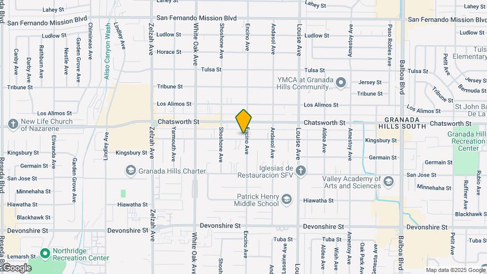17507 Kingsbury St Map and Location Details