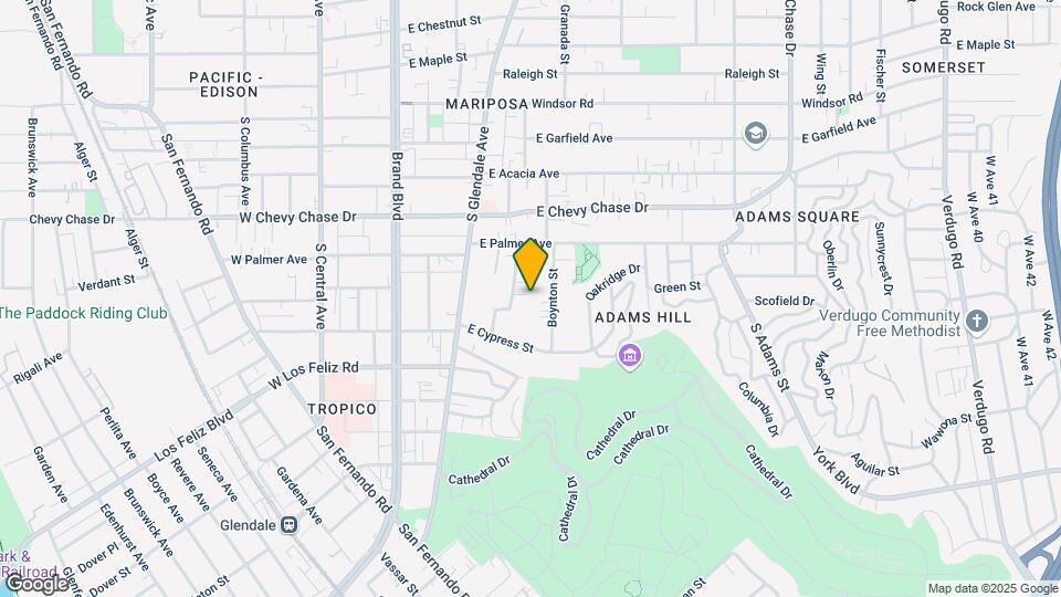 1251 Boynton St Map and Location Details