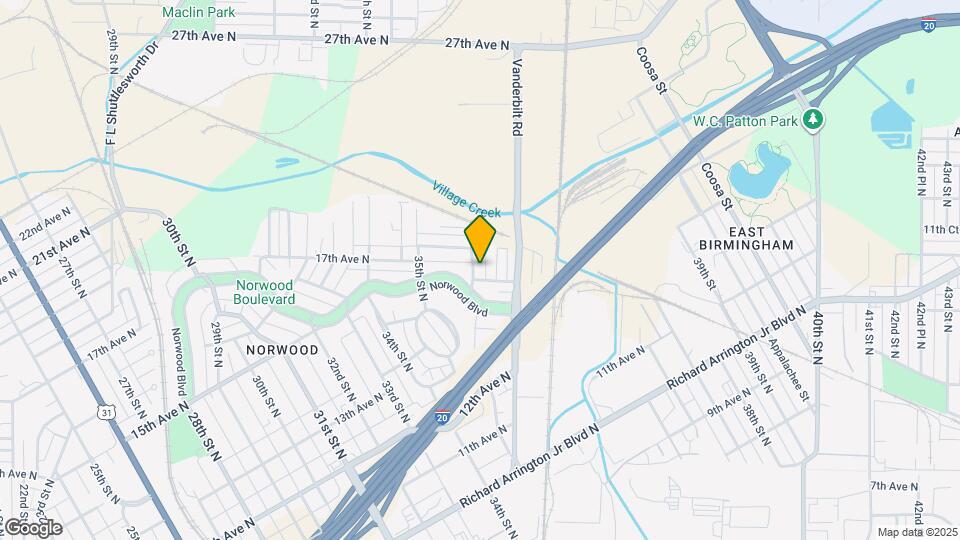 1505 36th St N Map and Location Details