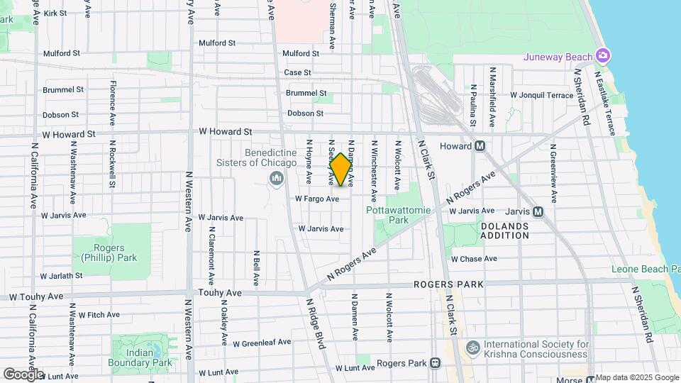 2014 W Fargo Ave Map and Location Details