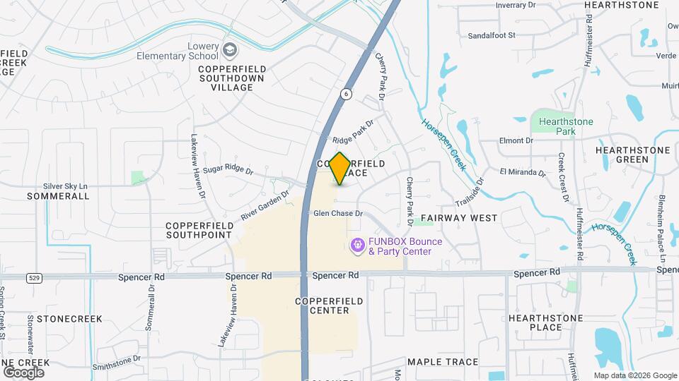 15619 Winding Valley Dr Map and Location Details