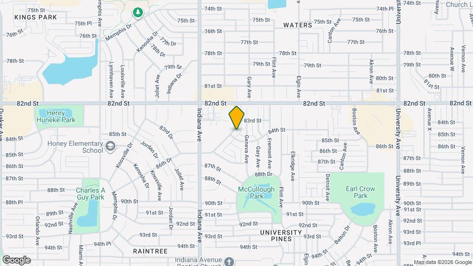 8309 Hartford Ave Map and Location Details